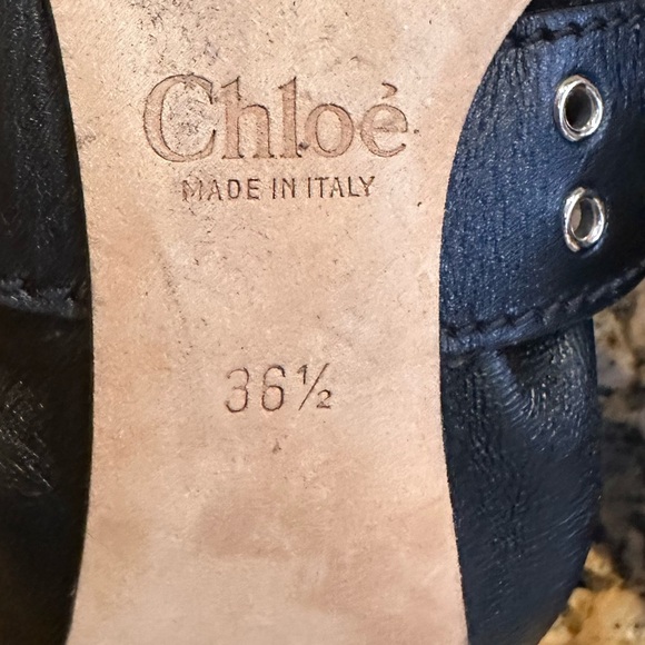 Chloe Roy belted ballet flats fringe Kiltie - Picture 10 of 11